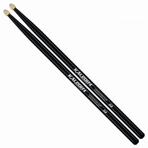 Kaledin Drumsticks 7KLHBBK5A Black 5A Барабанные палочки.