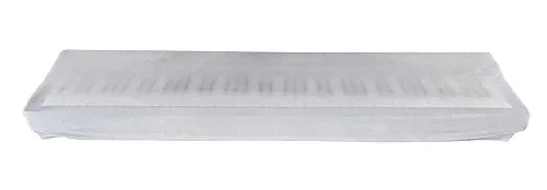 Lutner Aka-015W Накидка для цифрового пианино универсальная бархатная, белая.